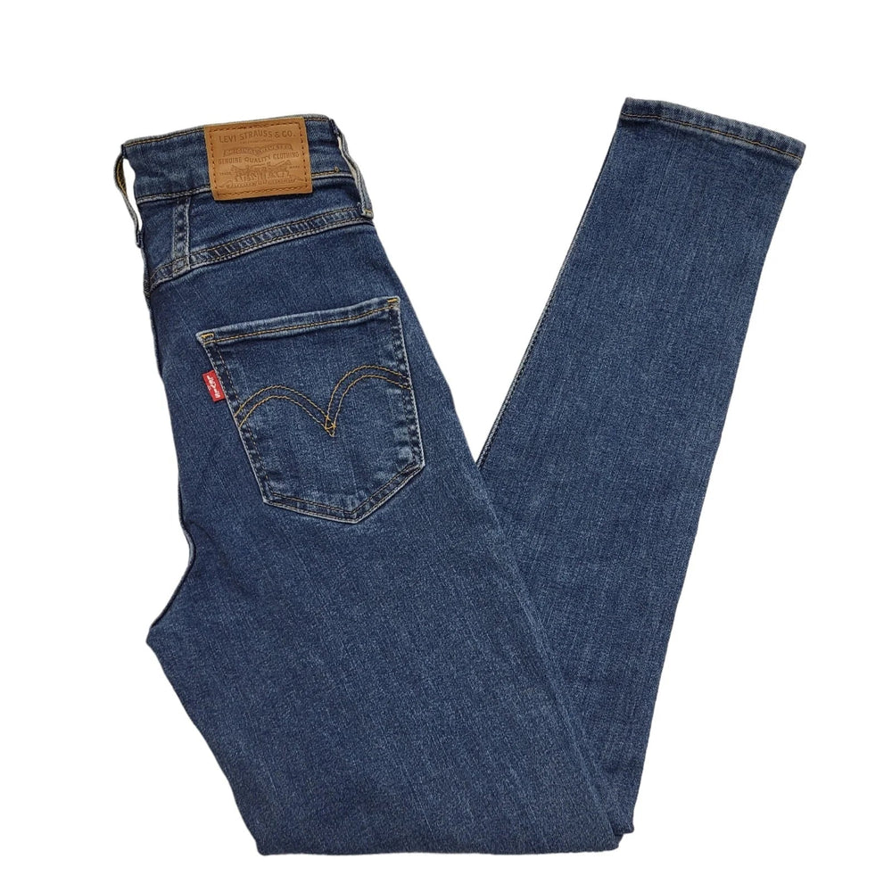 Levi's 721 Blue High Rise Skinny Ankle Jeans Women's UK Size 6 W25 L27 DD902