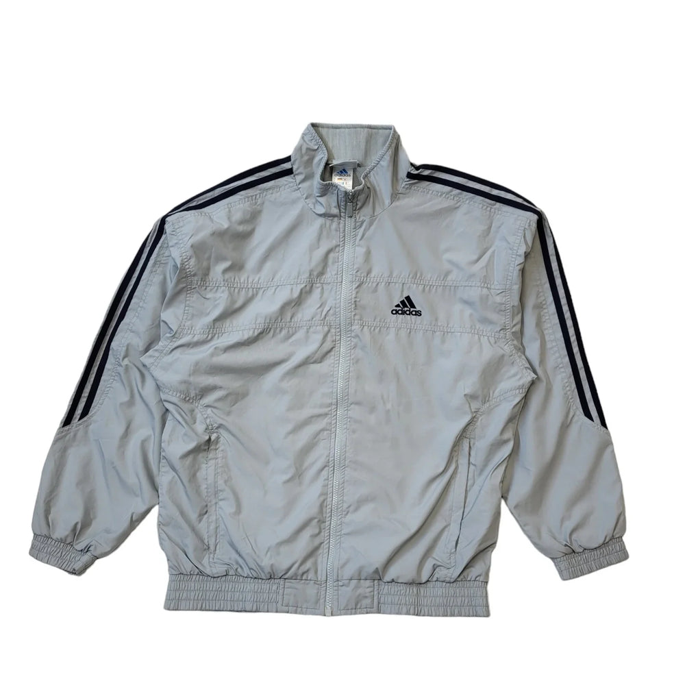 Adidas Light Blue Zipped Lightweight Sports Jacket Men's uk M H12