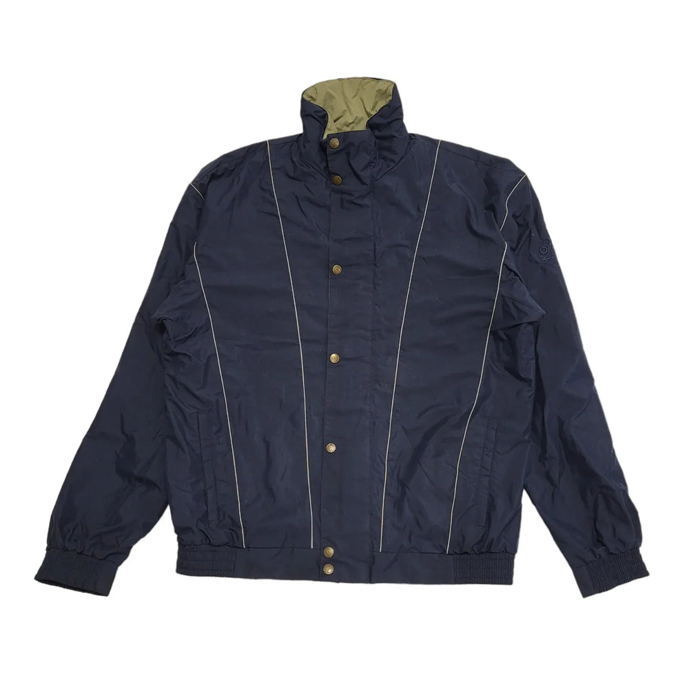 Proquip Navy Blue Zip & Snap Zip Pockets Golf Jacket Men's Uk M Eu 50 H433