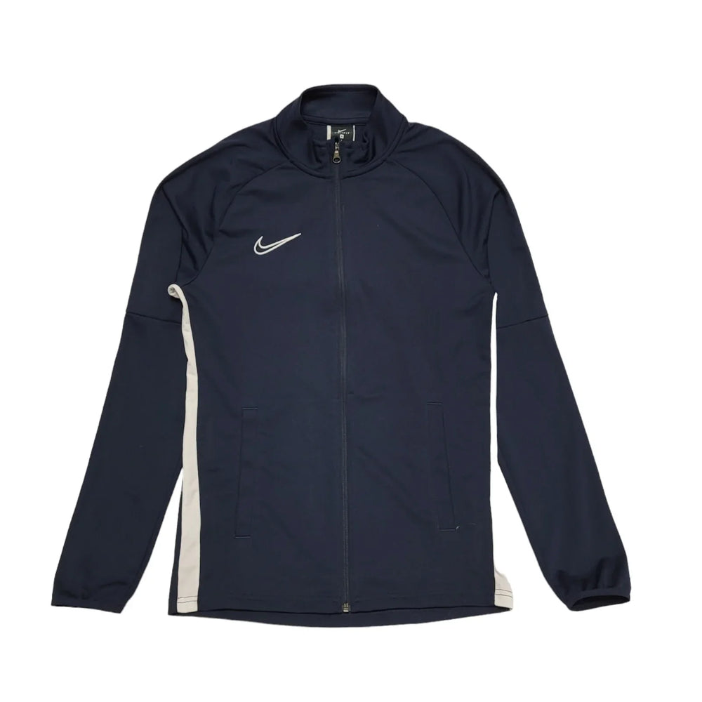 Nike Dri-Fit Navy Blue Zipped Sports Tracksuit Top Jacket Men's uk Small BB261