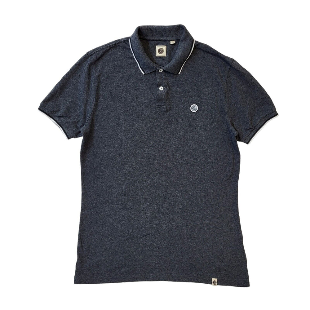 Pretty Green Polo Top Grey Short Sleeve Mens Size Uk Medium G563