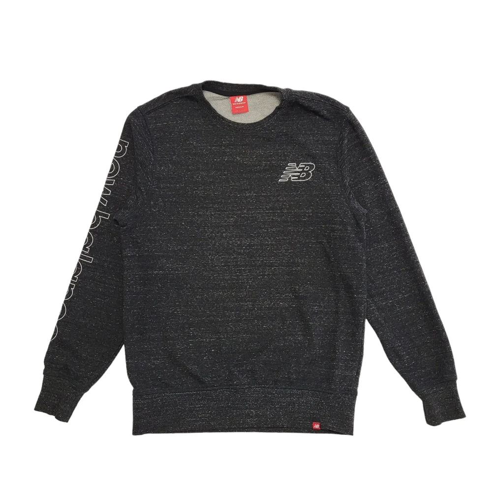 New Balance Grey Crew Neck Sweatshirt Uk Men's Size M DD331