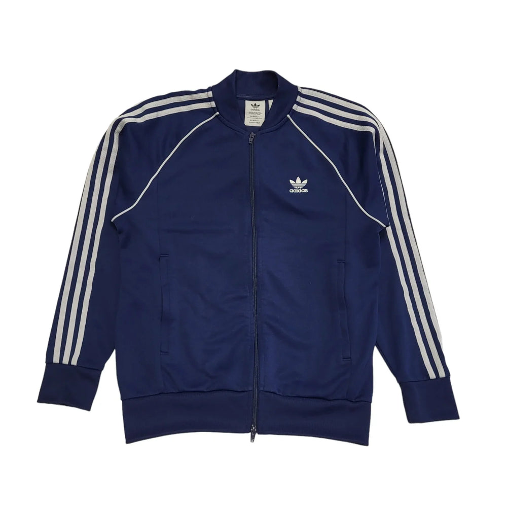 Adidas Navy Blue Sports Training Tracksuit Top / Jacket Uk Men's M DD397