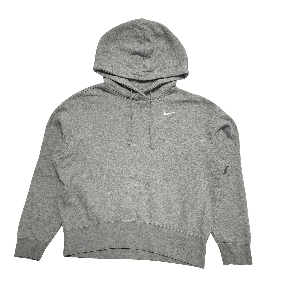 Nike Grey Drawstring Sports Sweatshirt Hoodie Uk Women's XS K710