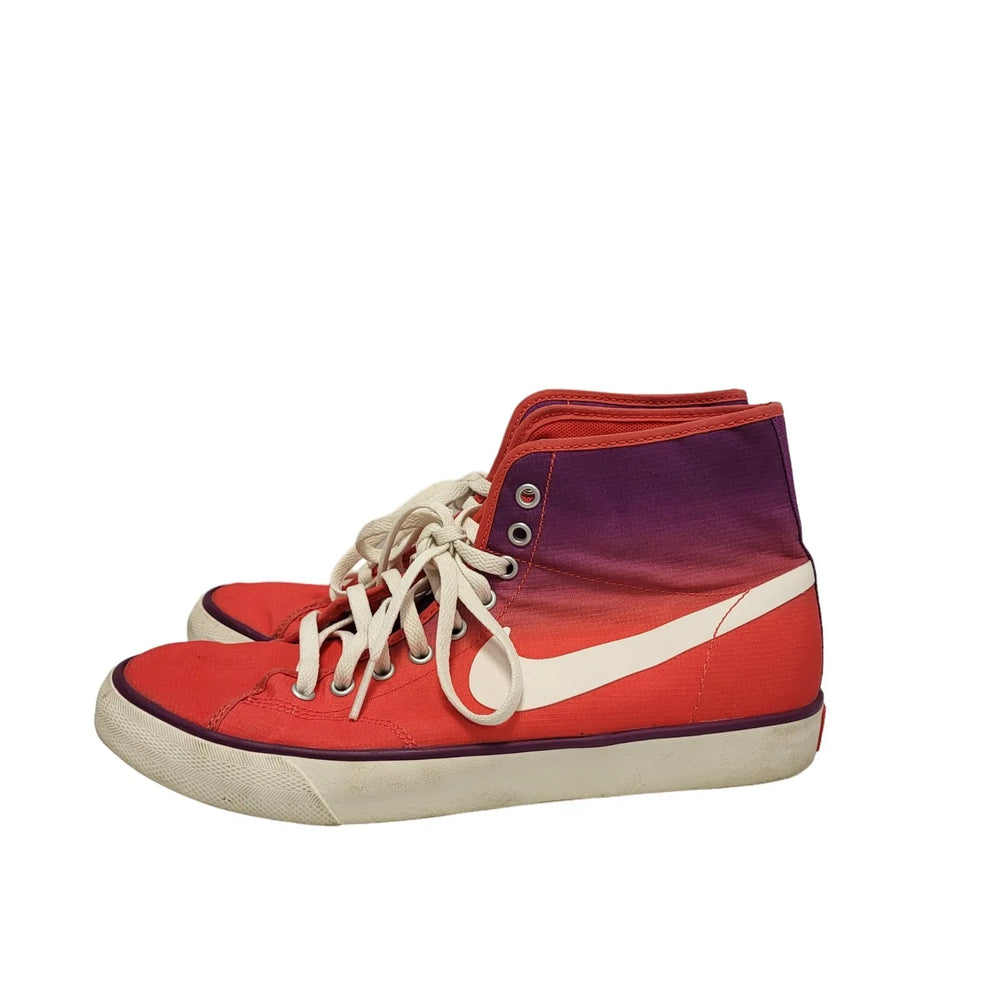 Nike Mid Blazer Primo Court Red Lace Up Trainers Women's Uk 5