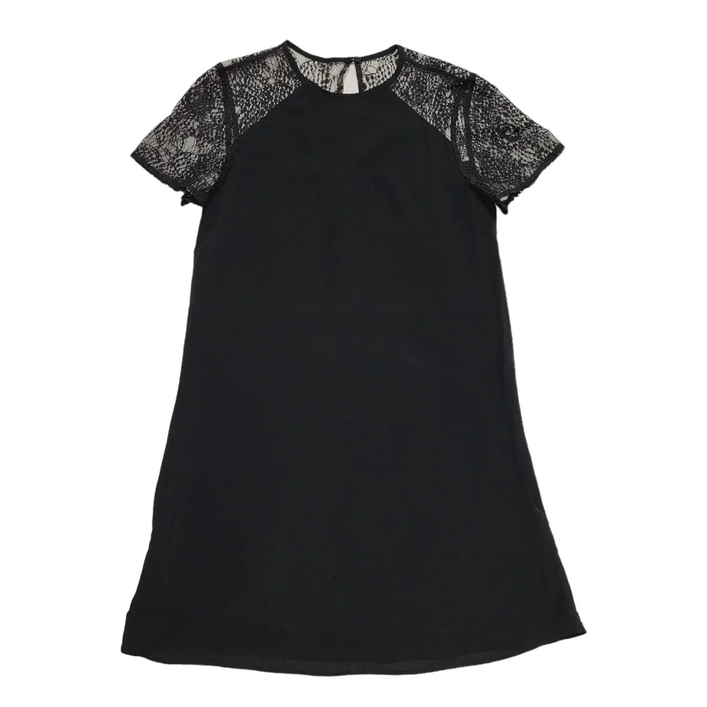 Jack Wills Biggleswade Lace Sleeve Black Shift Dress UK Women's 8 Bnwt K904