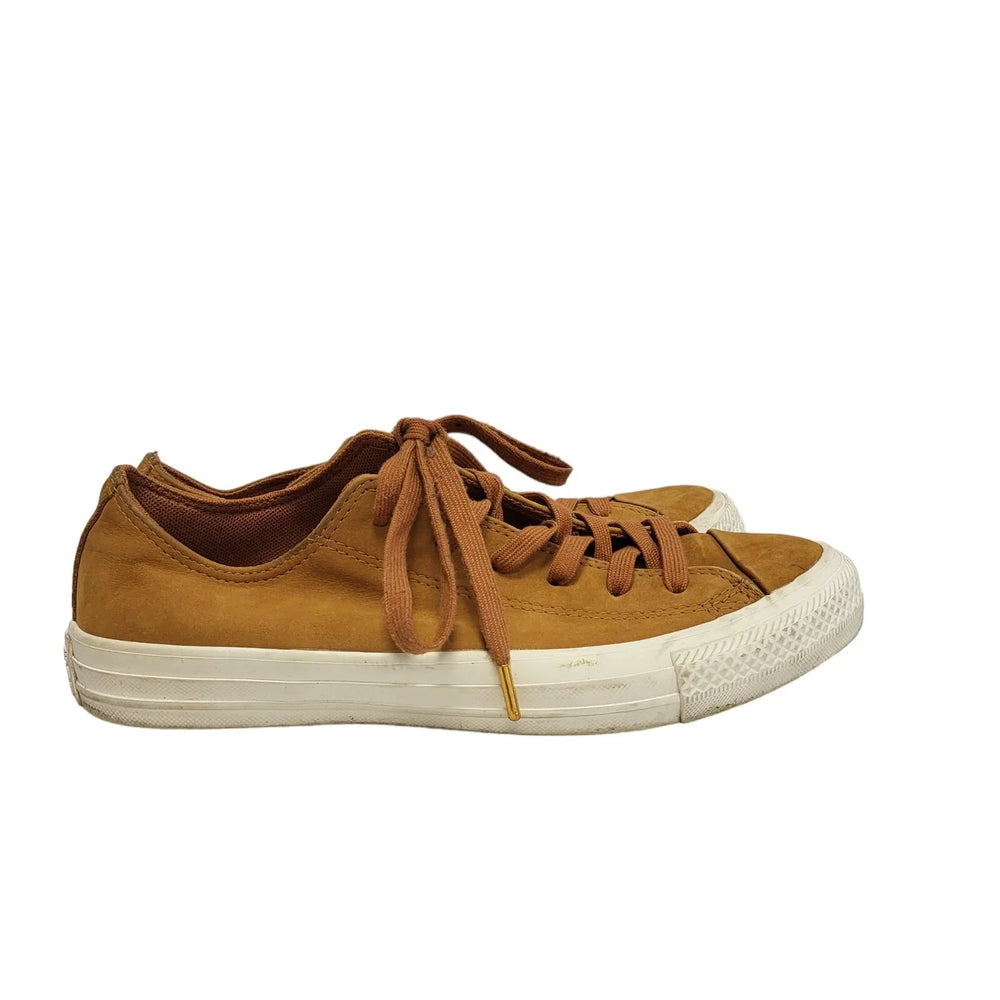 Converse All Star Brown Suede Leather Trainers Men's Uk Size 6.5