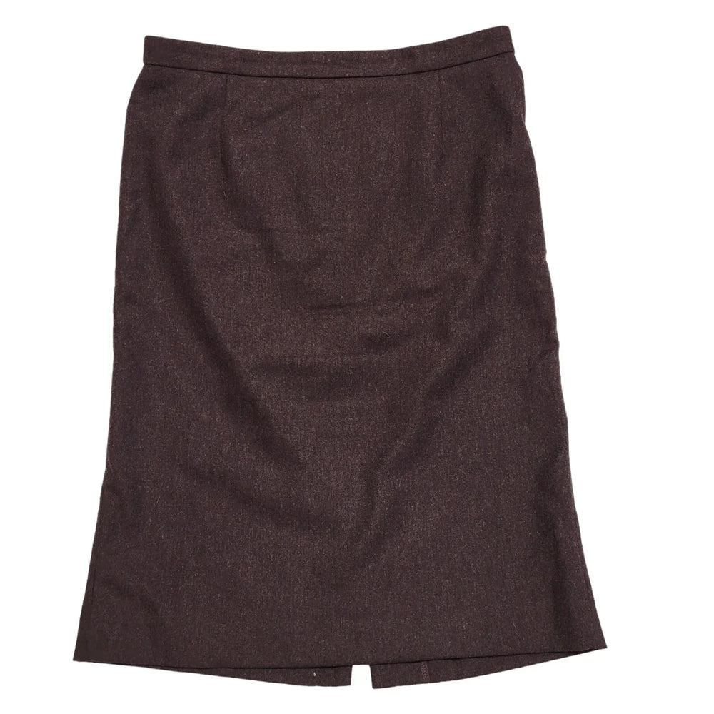Jigsaw Maroon Midi Skirt Womens UK Size 12 W30 DD694