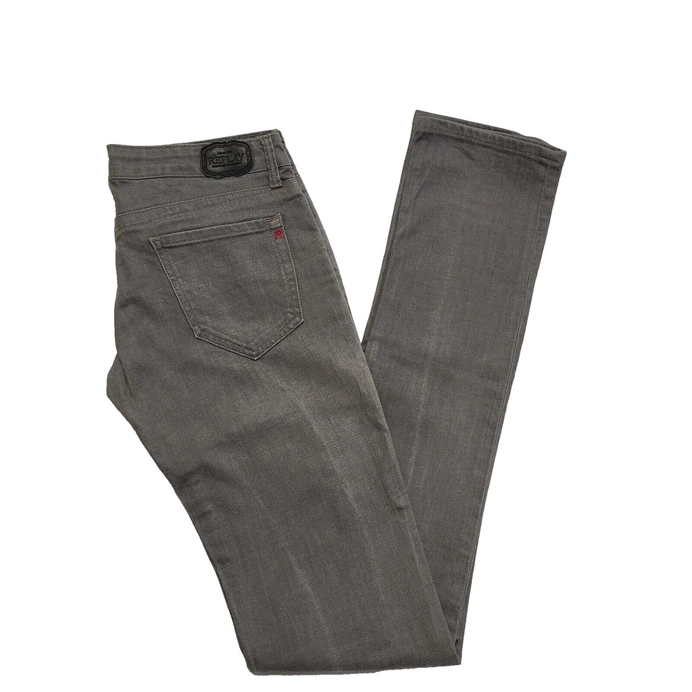 Replay Grey Skinny stretch Denim Jeans uk Women's M 10 W28 L38 K398