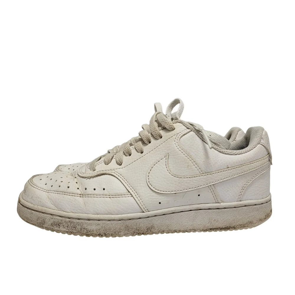 Nike Court Vision Low Junior White Lace-up Trainers Uk Boy's Size 5