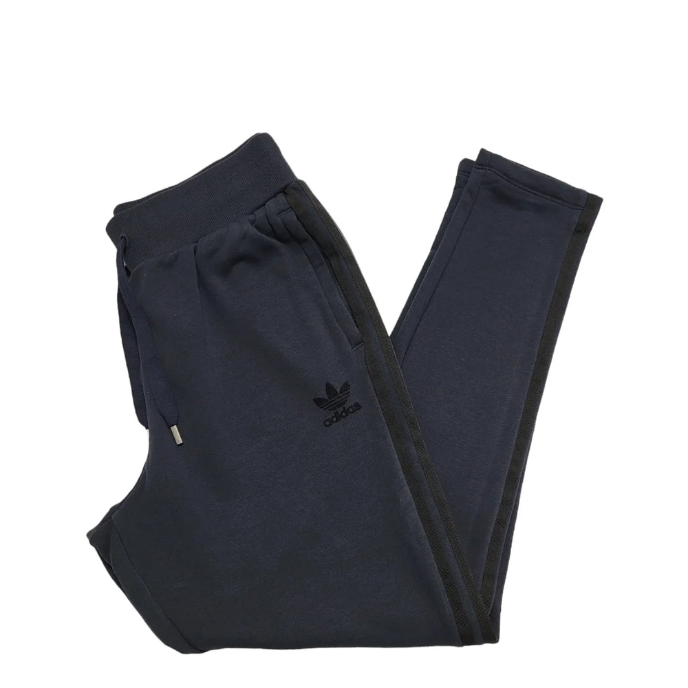 Adidas Navy Drawstring Jogging Bottoms Uk Women's M 10 W28 L27 K583