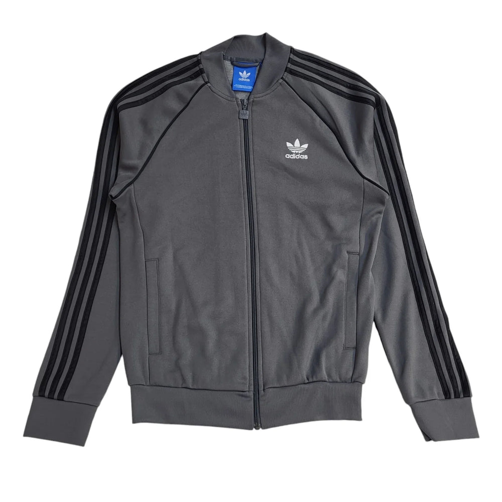 Adidas Grey Tracksuit Top/Jacket Full Zip Mens UK S EE375