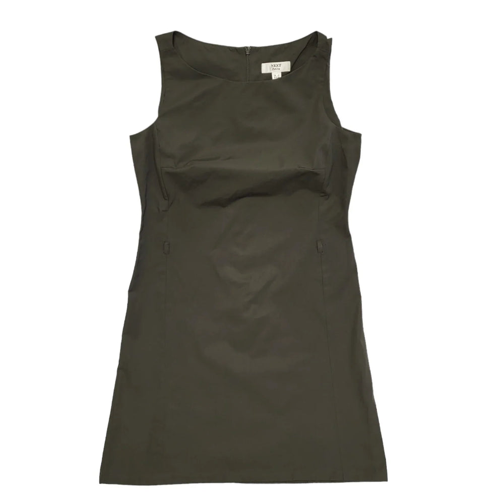 Next Petite Y2K Green Short Sleeveless Tank Dress UK Size 10