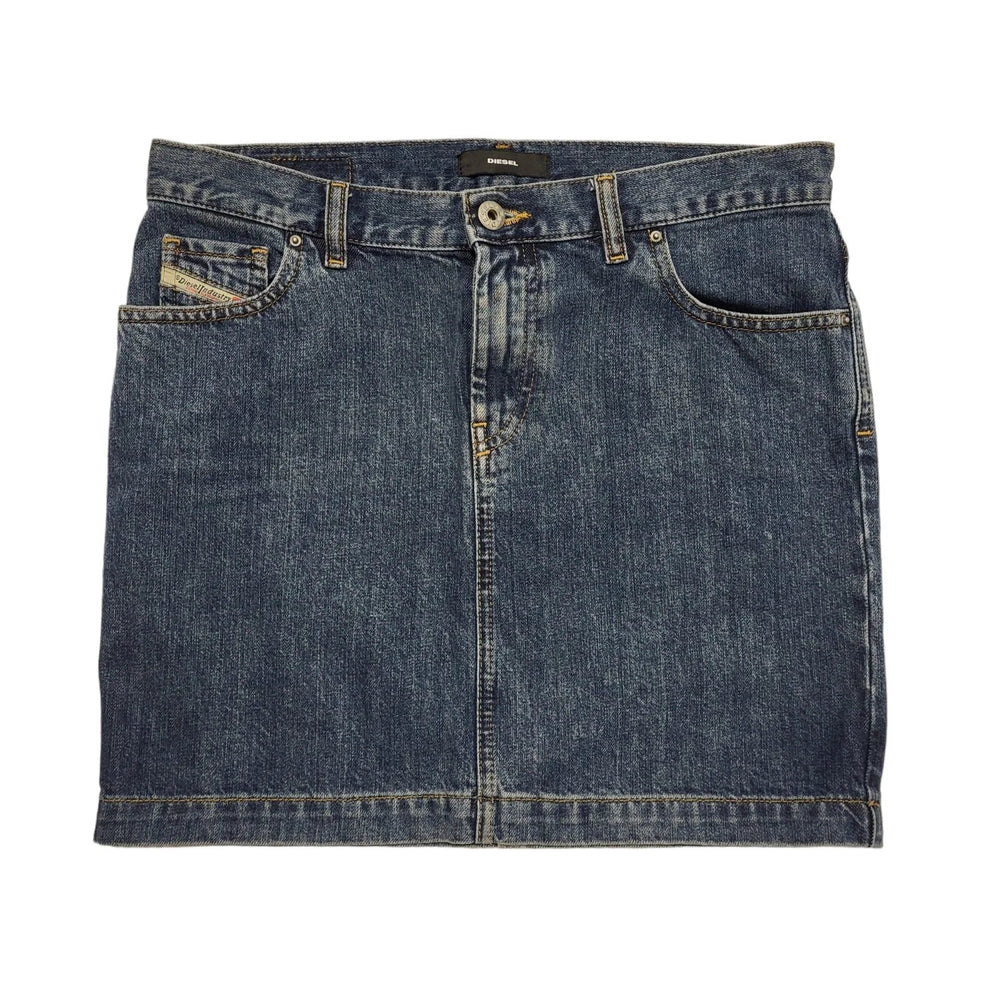 Diesel Dark Blue Casual Denim Skirt UK Women's 8 W27 DD442