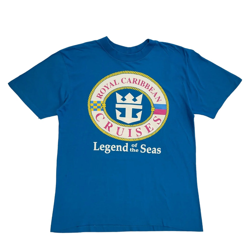 Vintage 90s Blue Royal Caribbean Single Stitch T-Shirt Mens 3XL
