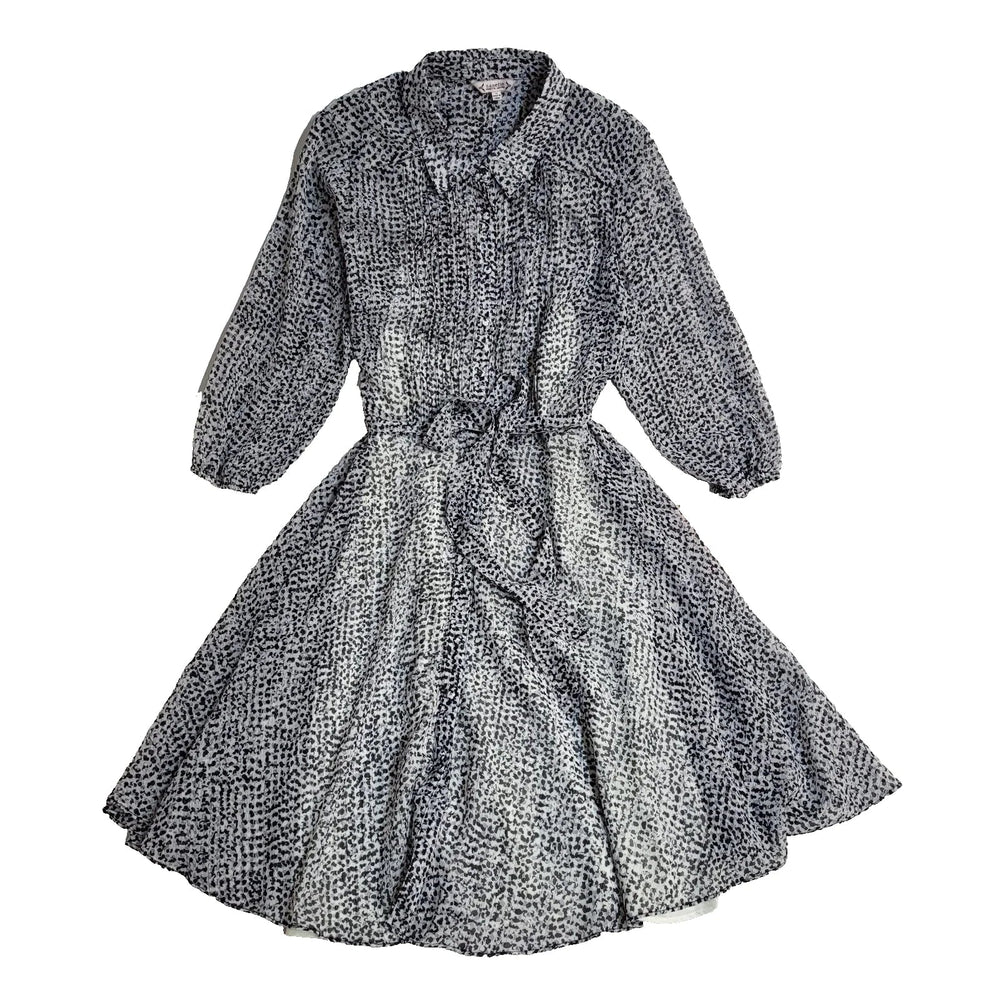 Nanette Black 3/4 Sleeve Sugar Sizzle Shirt Dress UK Women's Size 12 Bnwt FF19