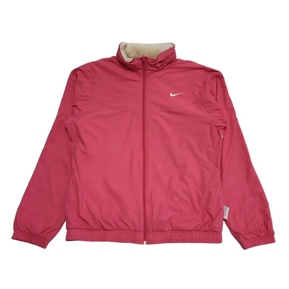 Nike Pink White Reversible Lightweight Sports Jacket Women's UK 12 L H361