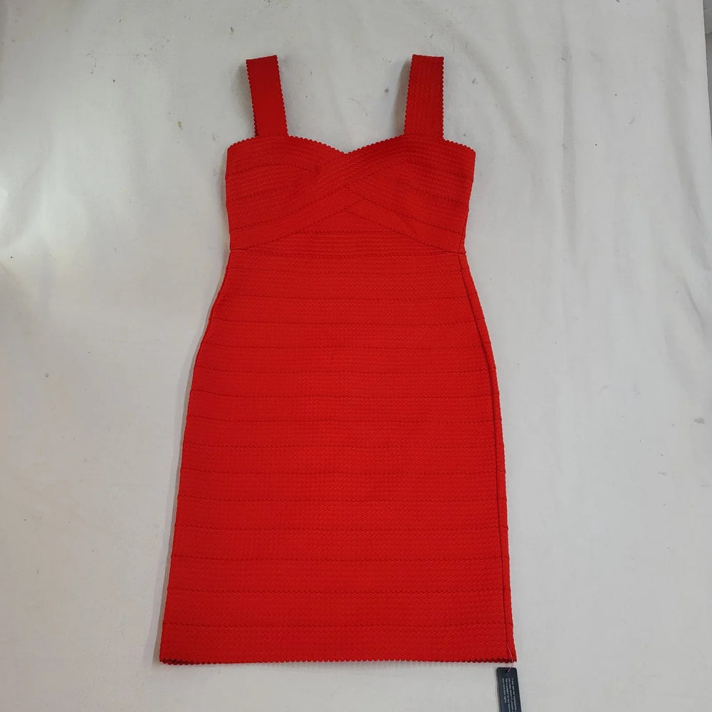 Roman Red Bandage Dress Bodycon Slim UK Women's 14 Bnwt L931