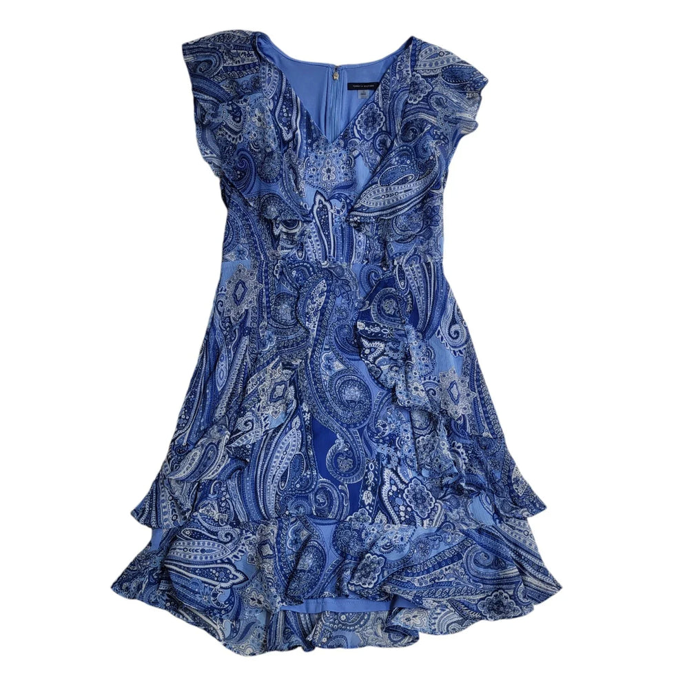 Tommy Hilfiger Vintage 90s Blue Sleeveless Dress Uk Women's Size 10