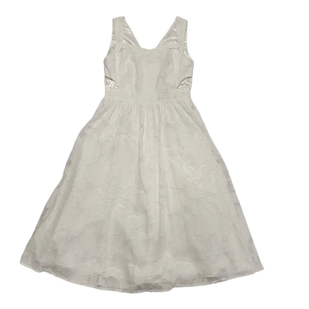 Coast Ivory Strapless Floral Casual Sun Dress Women's Bnwt UK M 10 K928