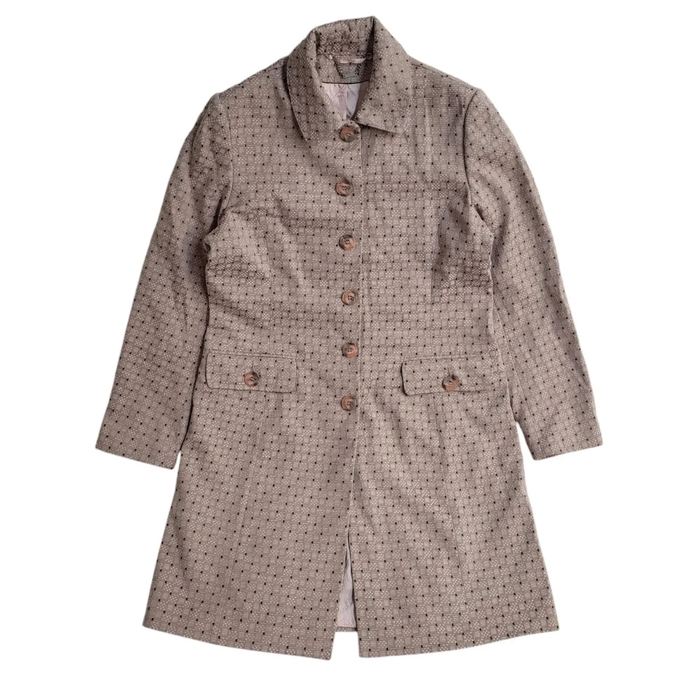 Next Vintage 90s Button Pink Overcoat UK Women's Size 14