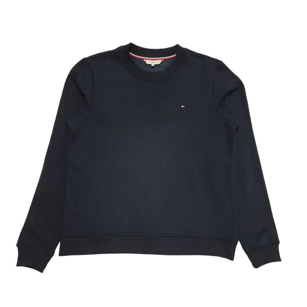 Tommy Hilfiger Navy Blue Round Neck Jumper Uk Women's Size Small DD456