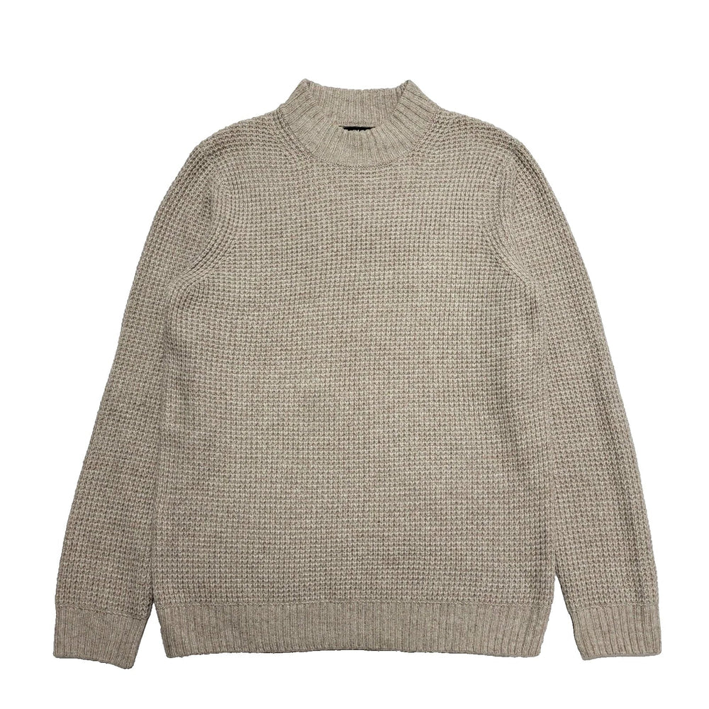 Farah Beige Acrylic/Nylon Crew Neck Jumper Uk Men's Large BB811
