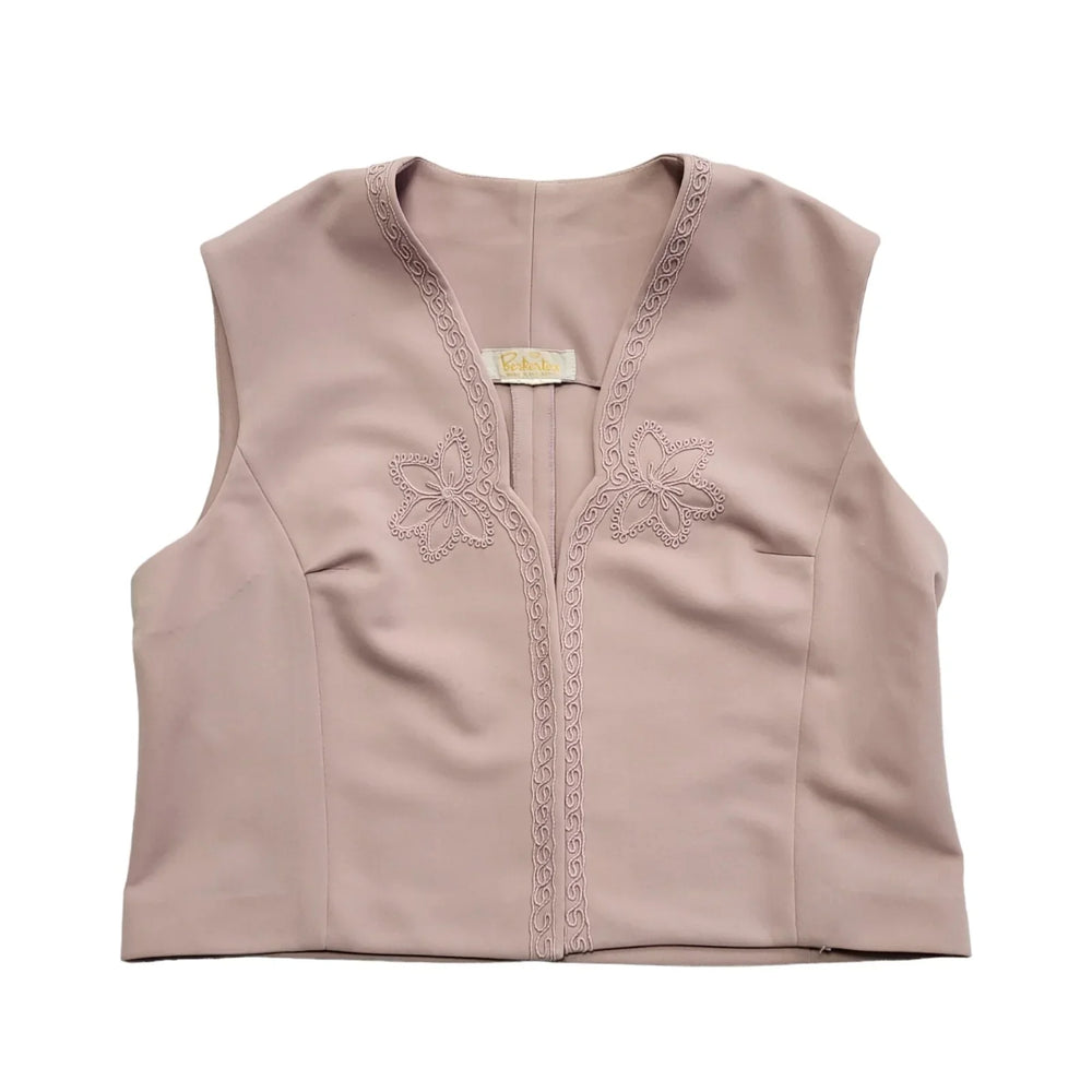 Berkertex Pink Open Front Gilet Uk Women's Size 14