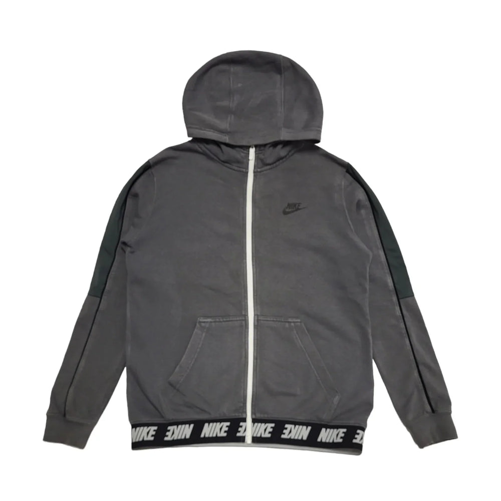 Nike Grey High Neck Cotton Zipped Sweatshirt Hoodie UK Boy's 13-15 years H738