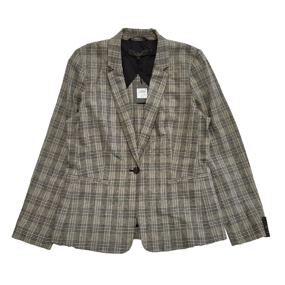 Next Tailoring Grey Check Suit Blazer Jacket Uk Women's Size 14 Bnwt L676