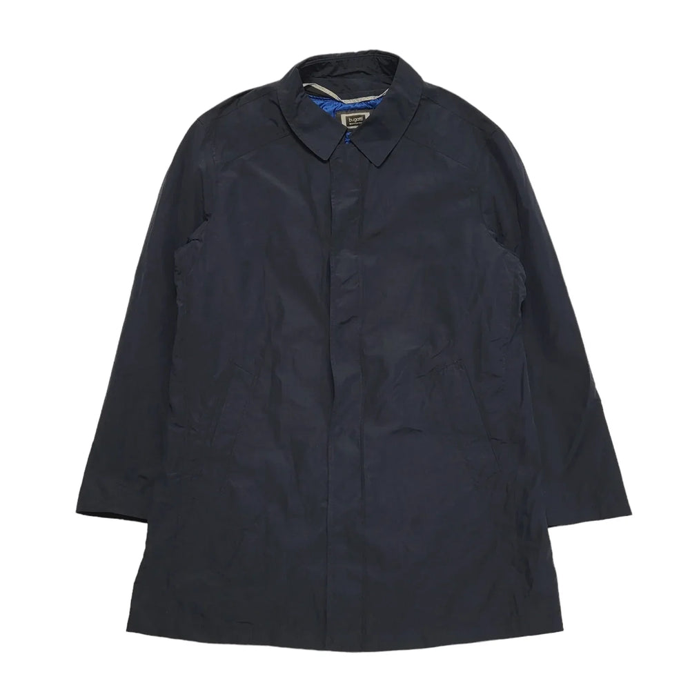 Bugatti Navy Blue Zip & Snap Coat Uk Men's Size Large