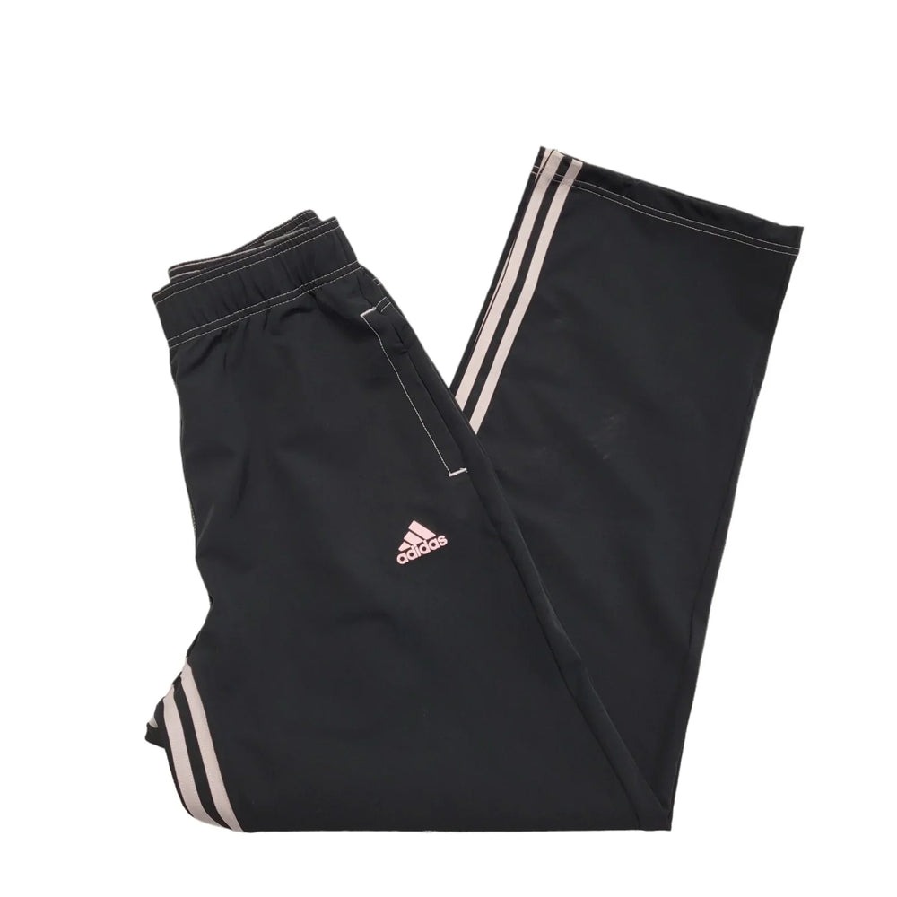 Adidas Black Loose Fit Tracksuit Bottoms/Joggers Uk Women's Size S W26 L30 DD893