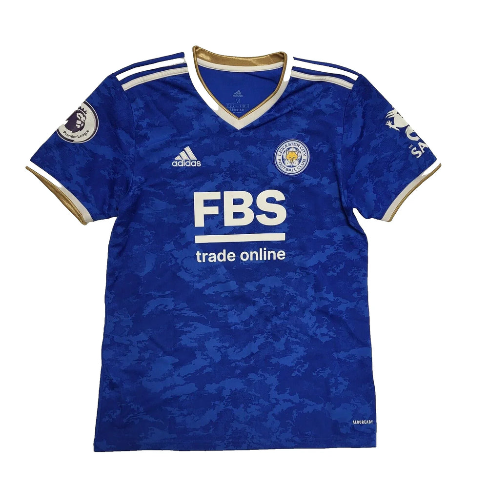 Adidas Blue Leicester City Football Shirt No 9 Whitty Uk Men's Size M L248