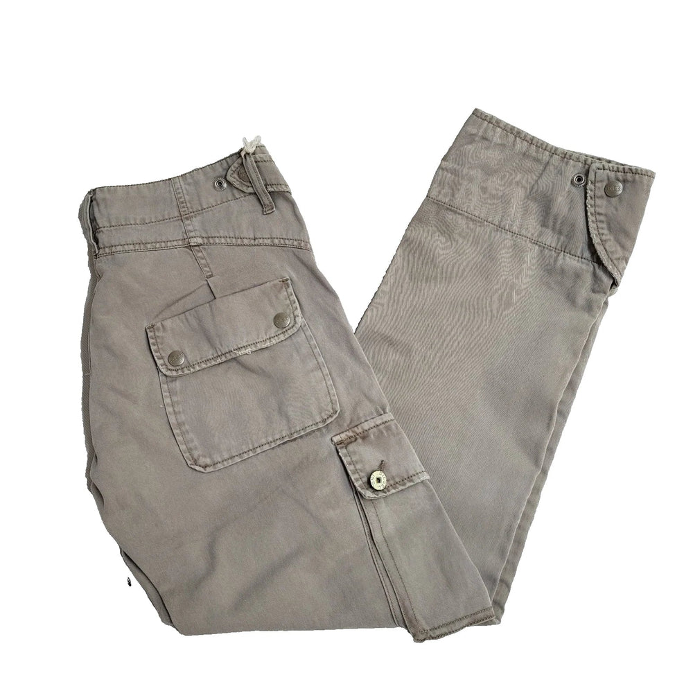 Diesel Cargo Denim Jeans Bnwt Beige Uk Women's M W28 L28 L840