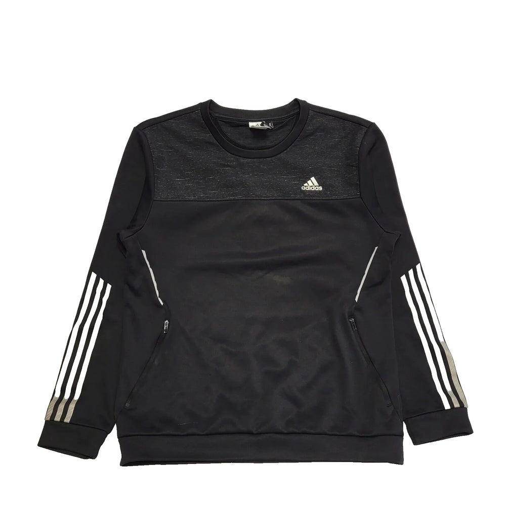 Adidas Black Crew Neck Sports Sweatshirt UK Men's Large K321