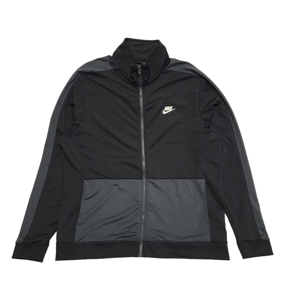 Nike Black Zipped Sports Tracksuit Top Jacket Uk Men's Size XL
