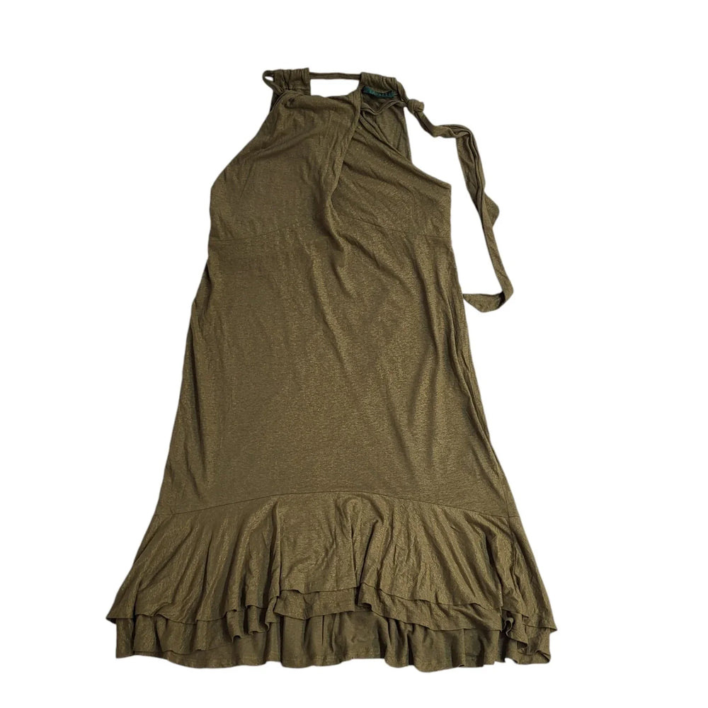Lauren Ralph Lauren Green Sleeveless Dress UK Women's Size XL FF20