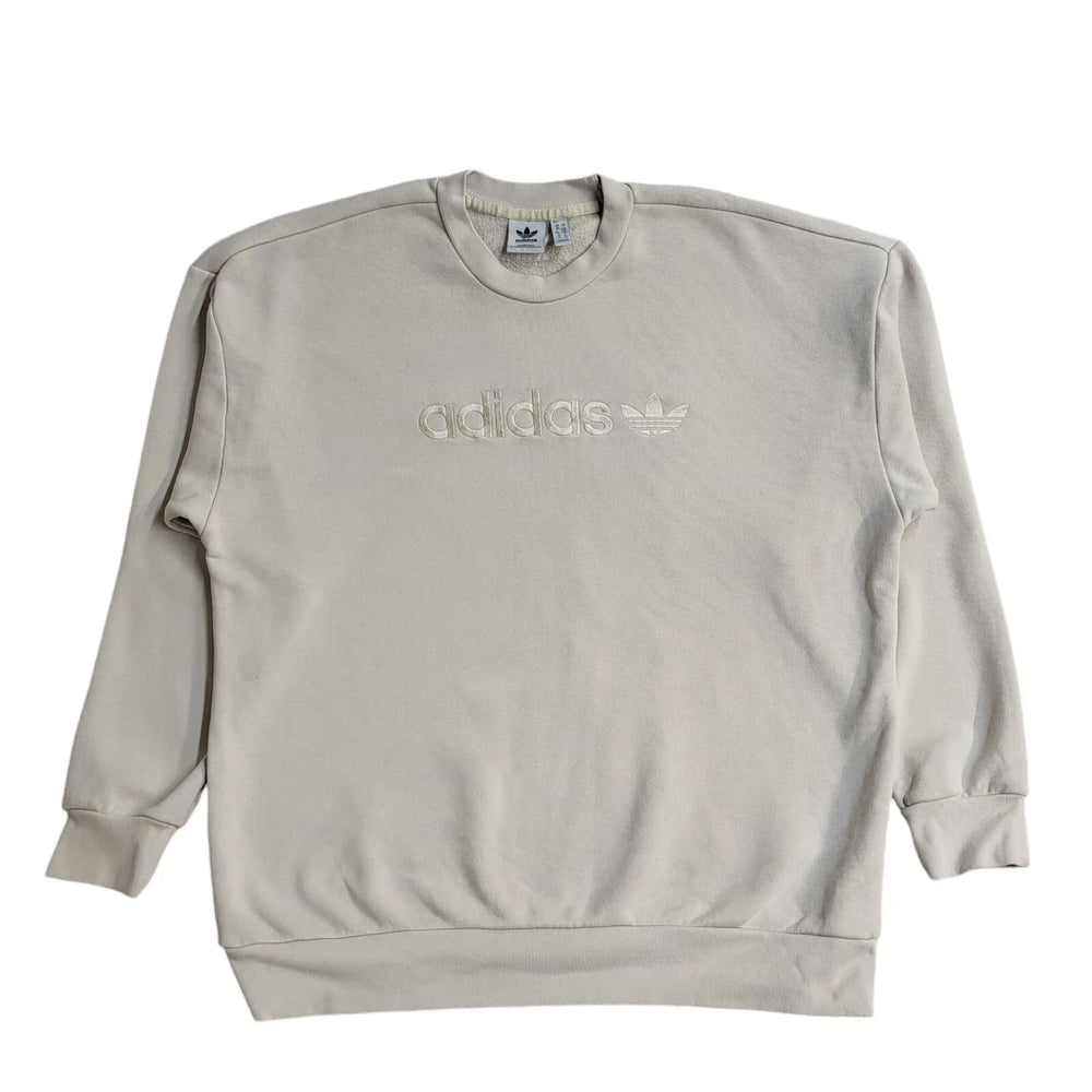 Adidas Beige Long Sleeve Sports Sweatshirt Women's UK Size 18 EE615