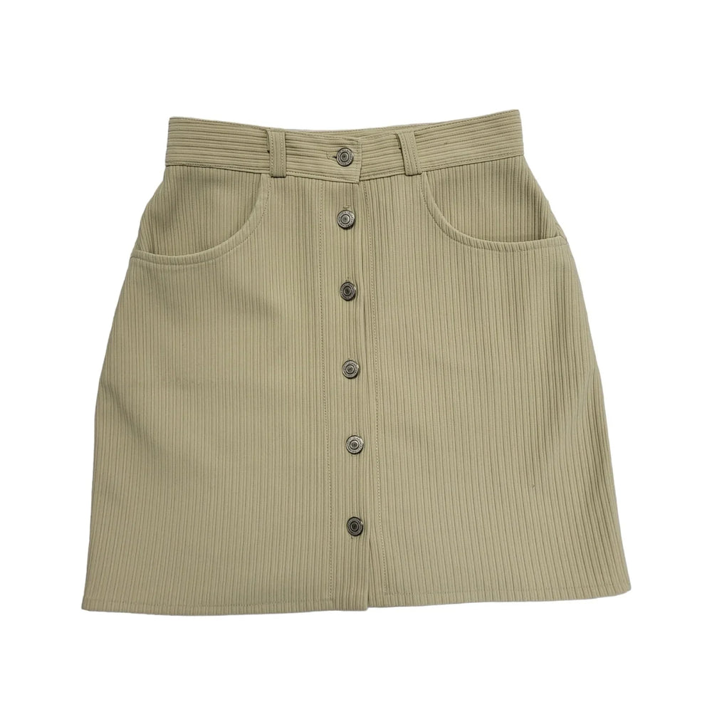 Bay Trading 90s Beige Mini Skirt Uk Women's Size 10 W28