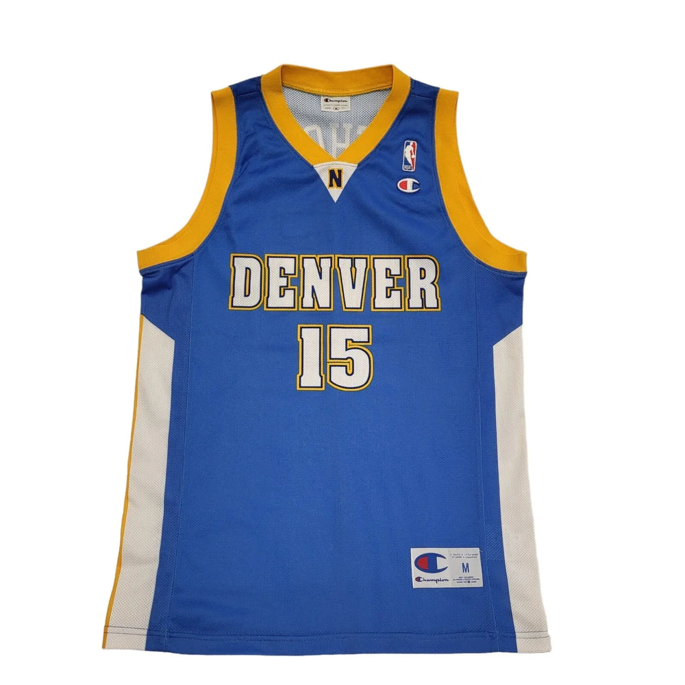 Champion Blue Denver No 15 Sleeveless NBA Vest Uk Men's Size M DD378
