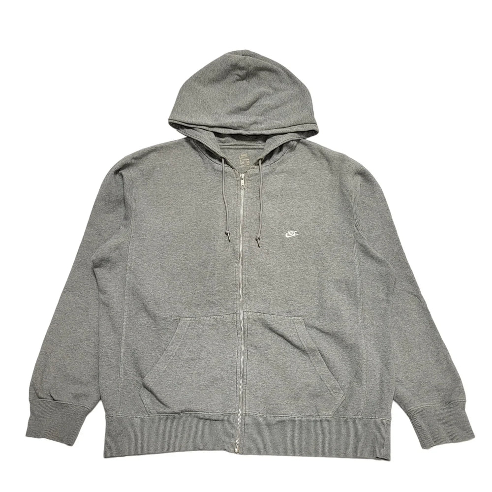 Nike Grey Zip Casual Sweatshirt Hoodie uk Men's 2xL H629