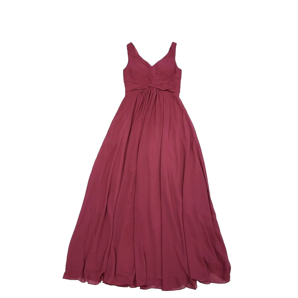 JJ'S House Burgundy Maxi Evening Formal Dress Women's UK 10 BNWT H835