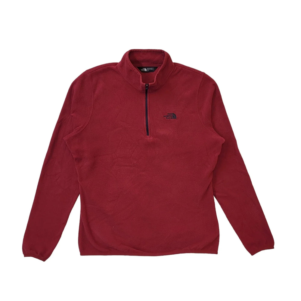 The North Face Salmon Pink 1/4 Zip Fleece Base Layer Women's UK L 12 H25