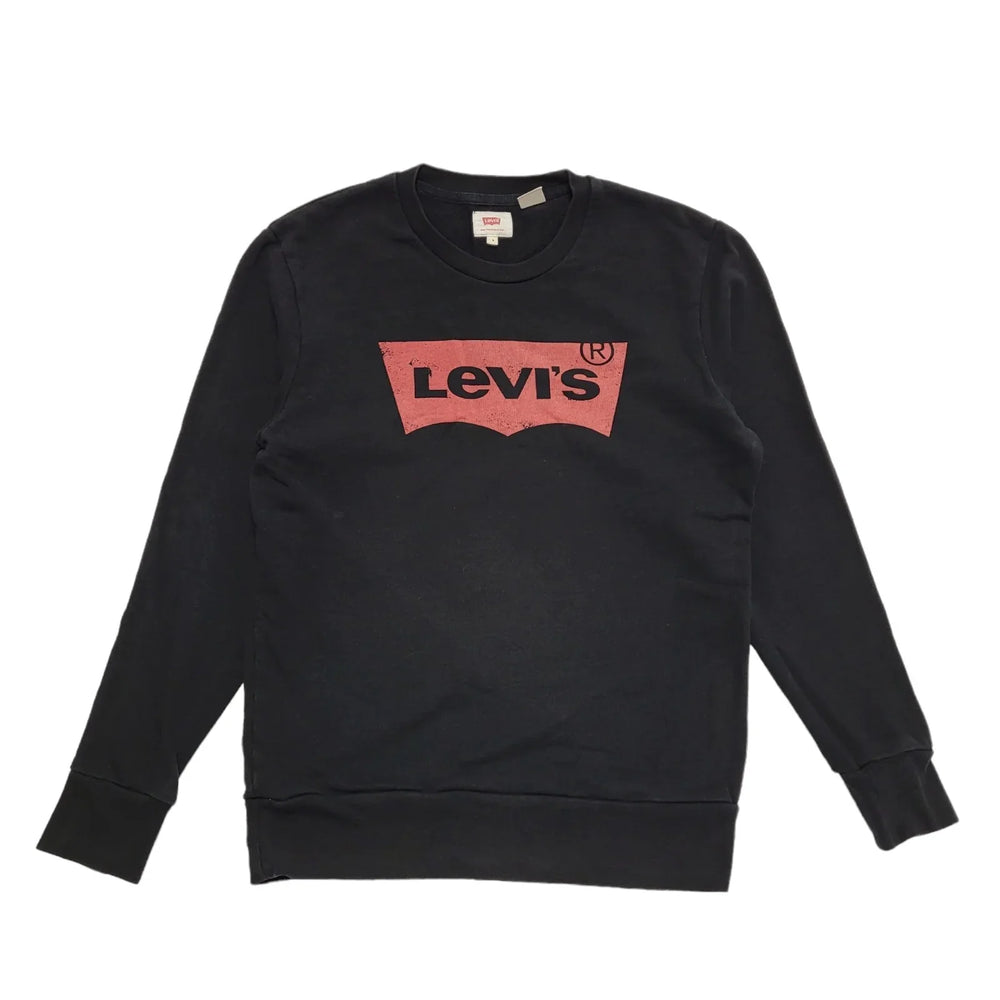 Levi's Black Crew Neck Long Sleeve Sweatshirt Men's uk S eu 46 H566
