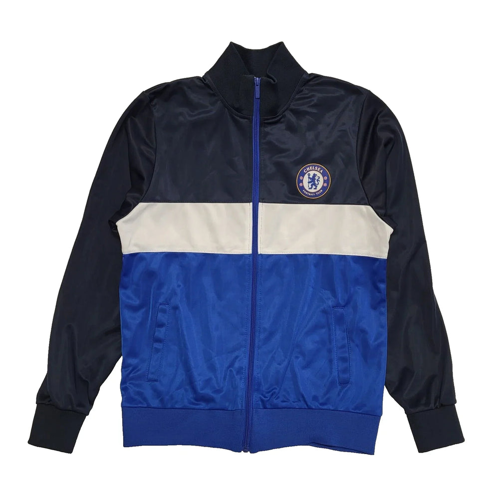 Chelsea FC Sports Tracksuit Top Blue UK Men's M EU 50 L131