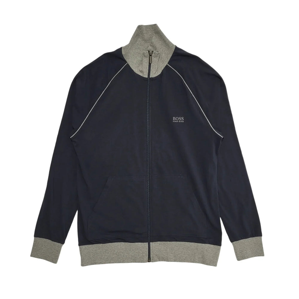 Hugo Boss Black High Neck Tracksuit Top/Jacket Uk Men's S DD316