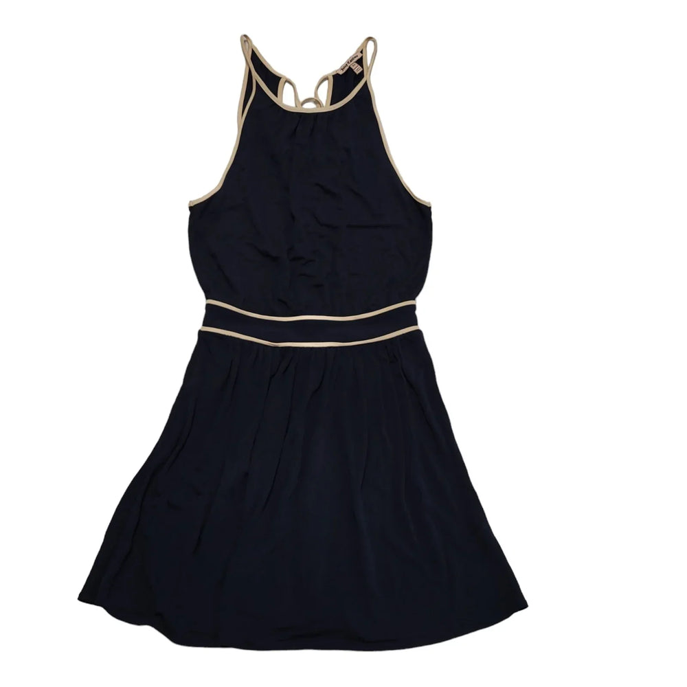 Juicy Couture Navy Blue Split Back A-Line Formal Dress Size XS UK 6 CC423