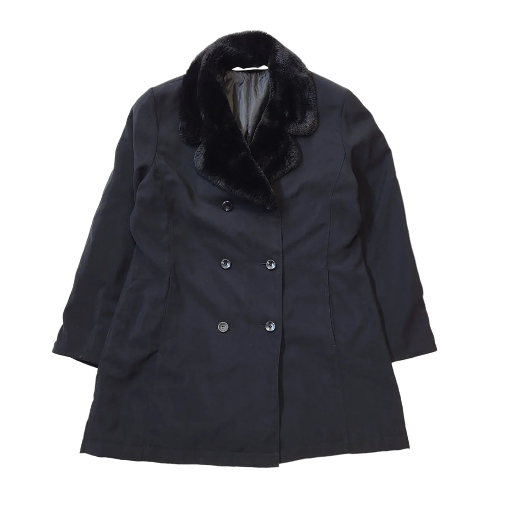 M&S St Michael 90s Double Breasted Coat Uk Women's Size 12