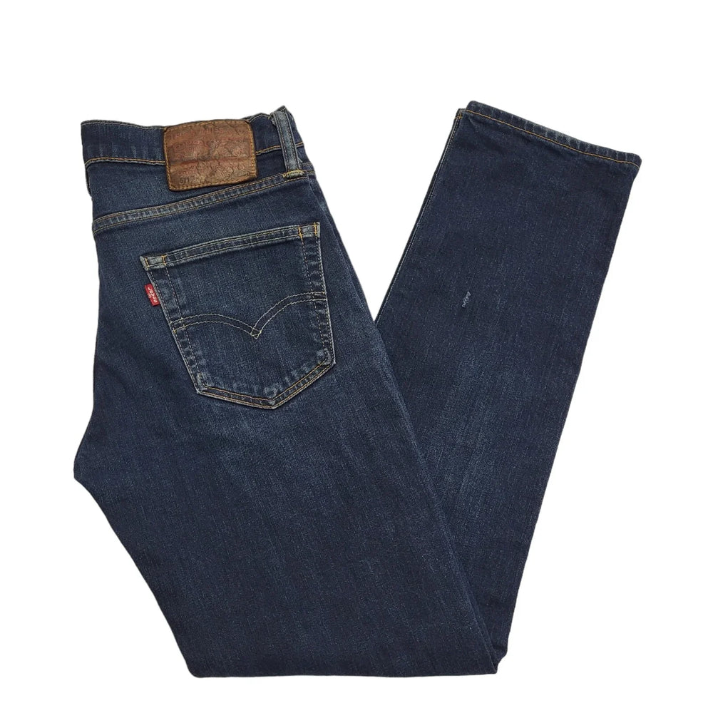 Levi's 511 Dark Blue Straight Leg Denim Jeans Uk Men's Size S W30 L30 DD264