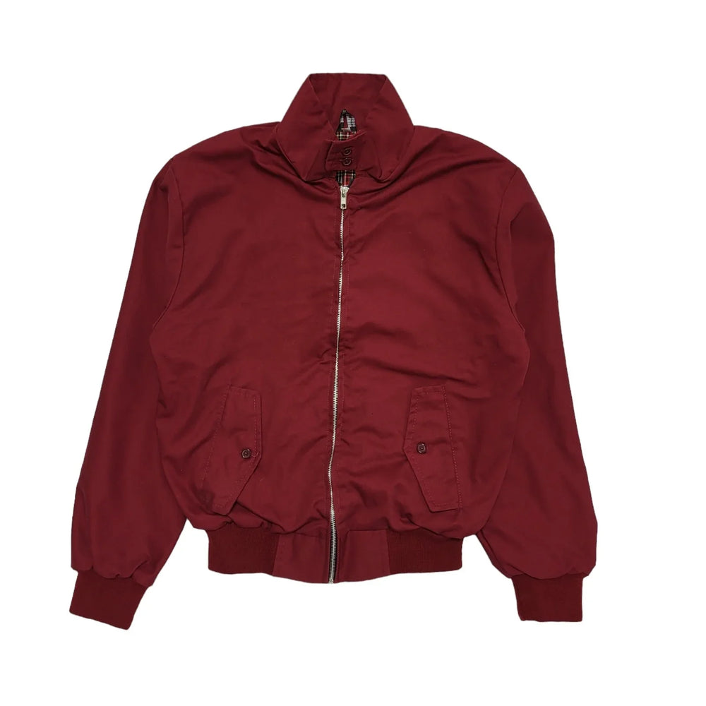 Vintage 90s Red Zipped Bomber MOD Jacket Men's Size Extra Small